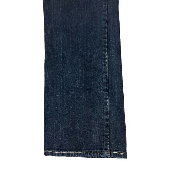 Signature Levi Straus & Co. Women's Dark Blue Mid-Rise Straight Jeans | Size 20M - Picture 6 of 9